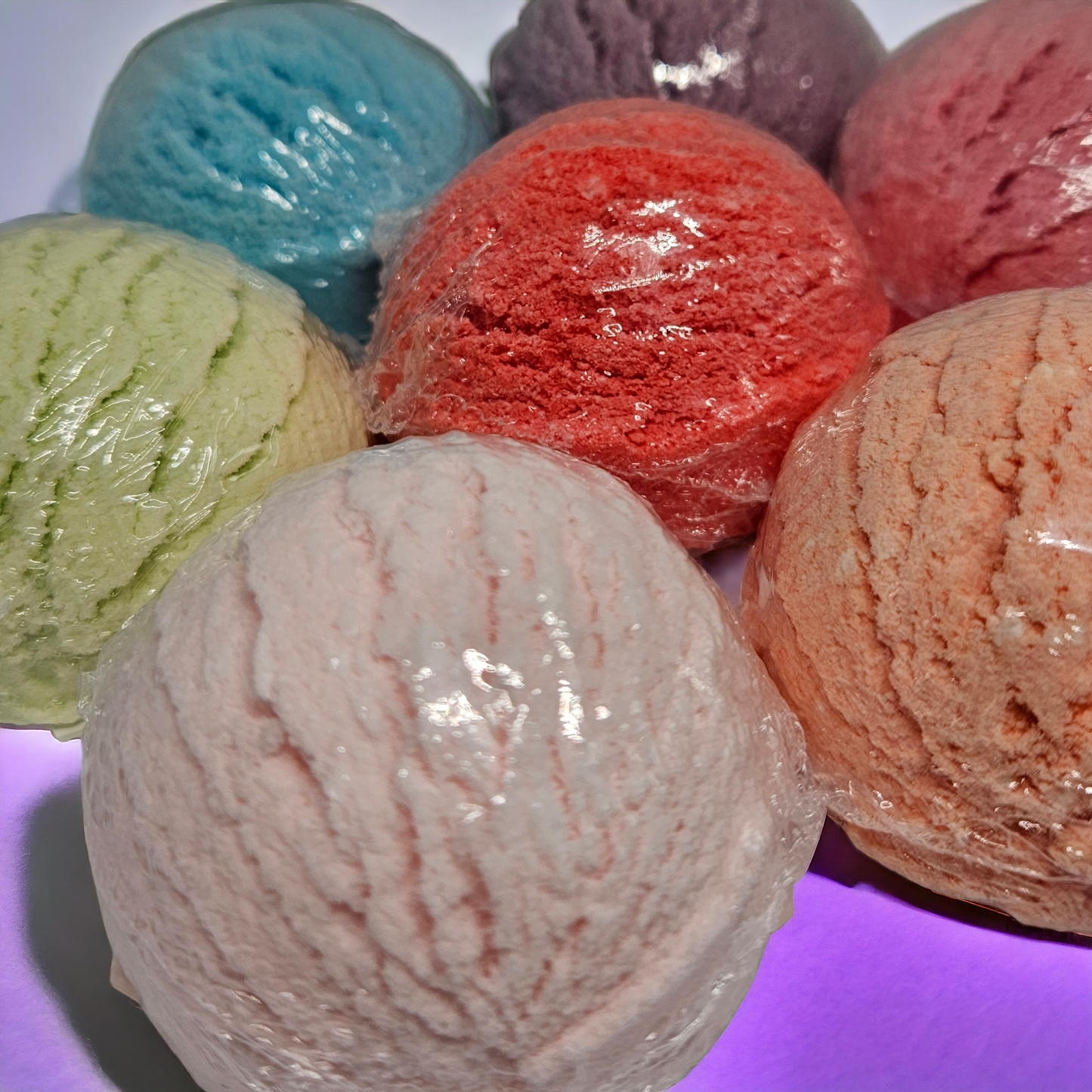 Bath bomb scoops set of 3