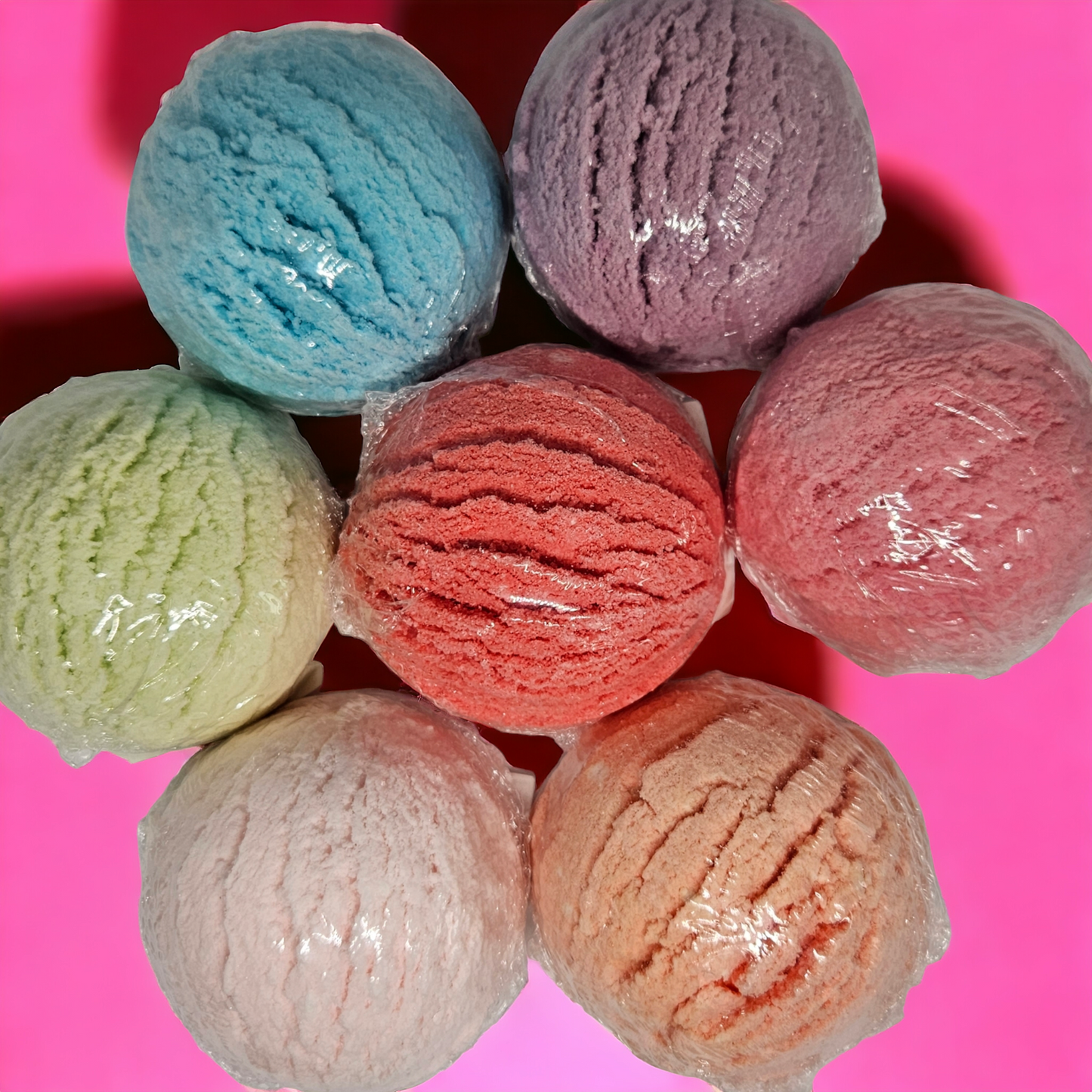 Bath bomb scoops set of 3