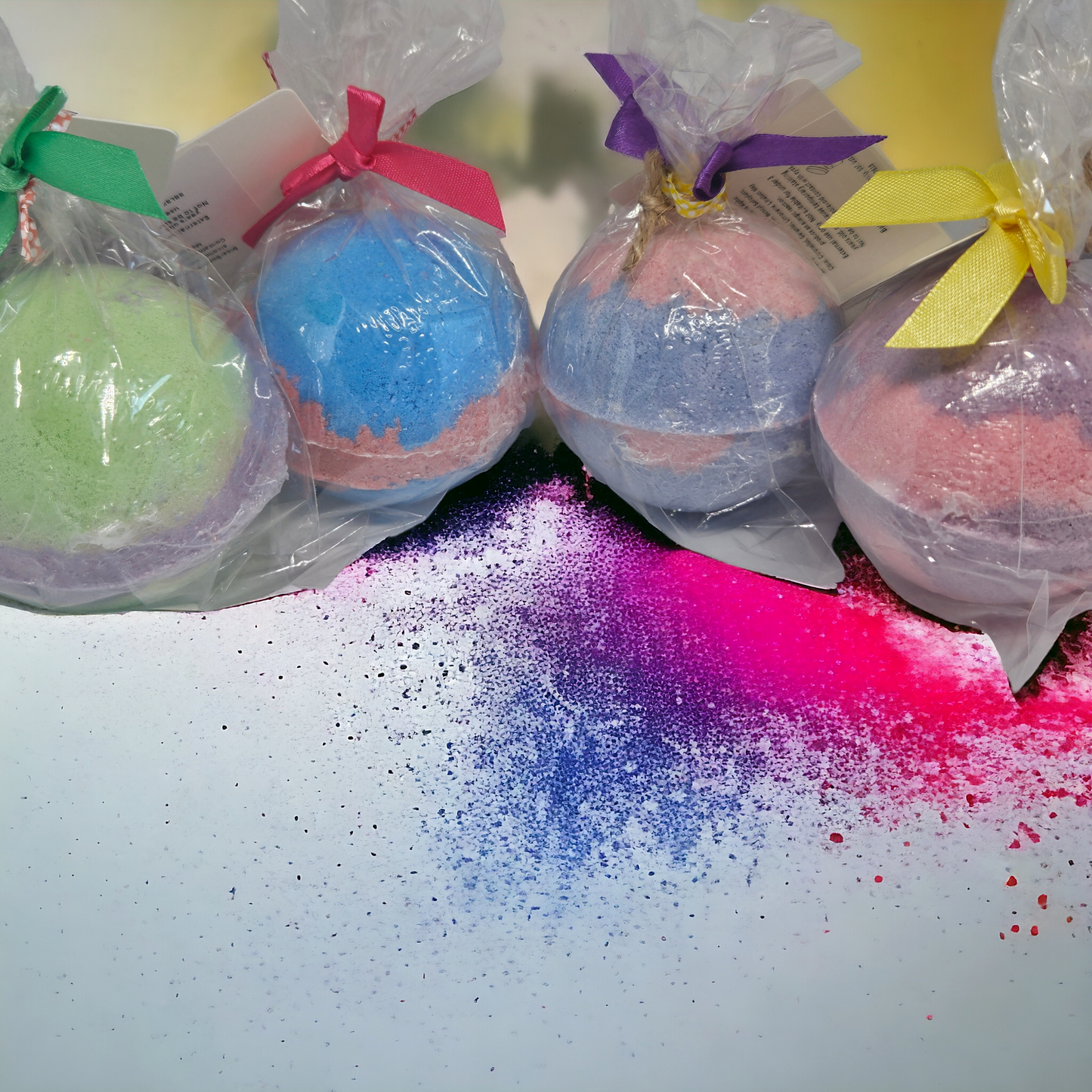handmade large (6cm) bath bombs