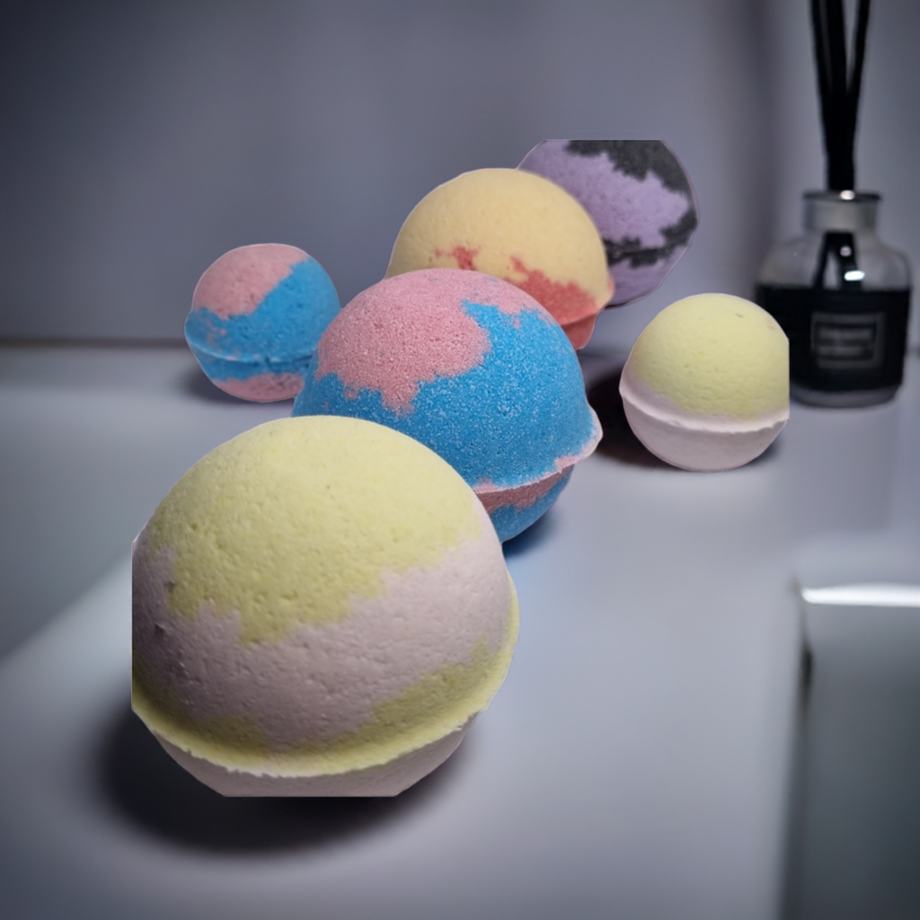 handmade large (6cm) bath bombs
