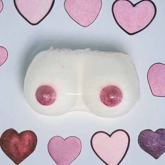 Handmade adult/valentines bath bombs (boobs) over 18 only